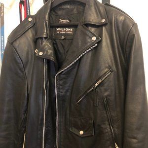 Wilson's Leather Jacket. XL, black